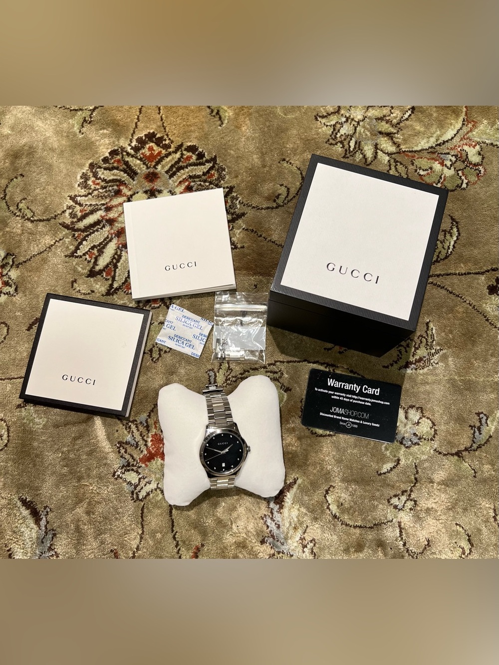 Gucci G-Timeless Diamond 38mm Watch Full Set MINT